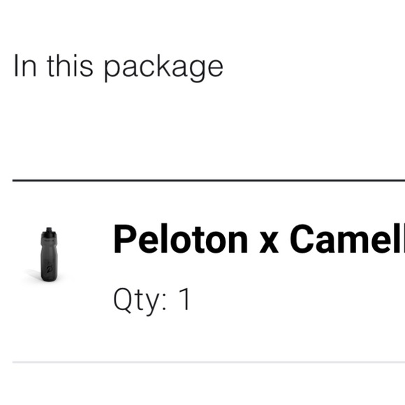 Peloton x Camelbak water bottle. It’s new in box, never opened. - Picture 3 of 4
